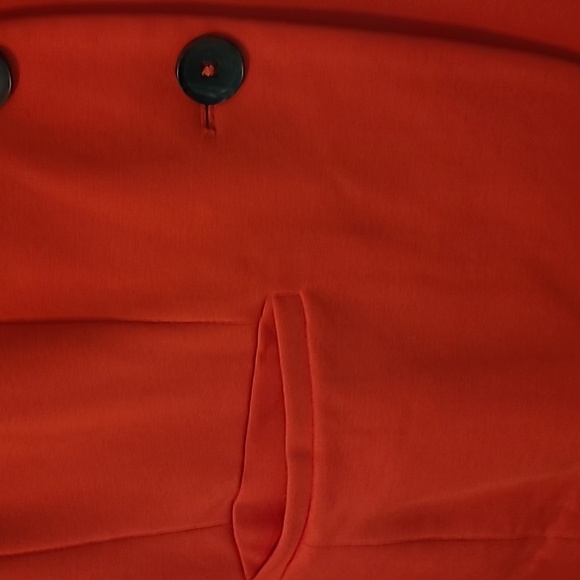 Boden Elizabeth Ponte Single Breast Blazer Jacket Red Orange Wmn 6 Career Casual - Picture 8 of 16